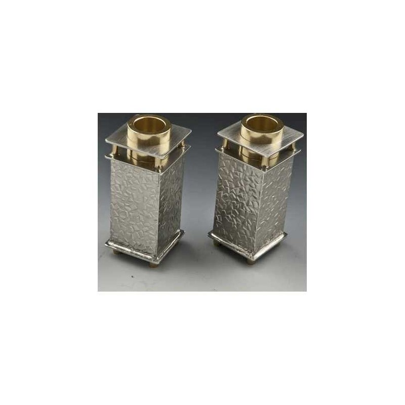 Square Candlesticks | Candle Holders | Judaica