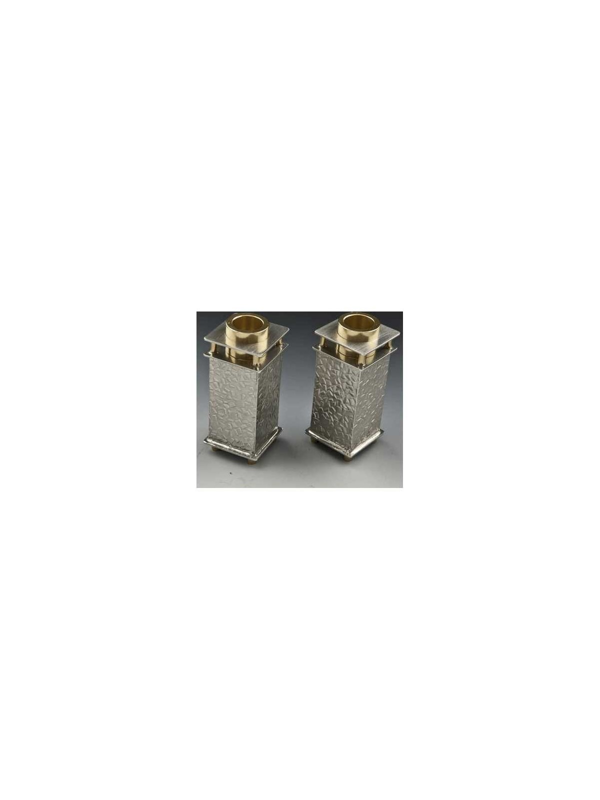 Square Candlesticks | Candle Holders | Judaica