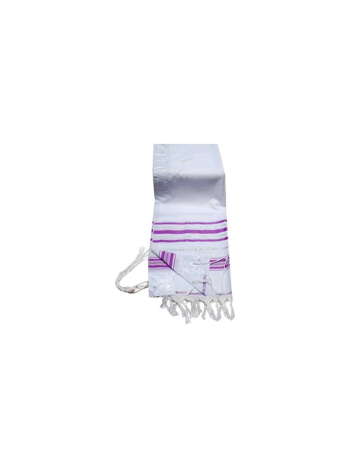 Striped Acrylic Tallit - Purple | Tallit/Tallis | Judaica