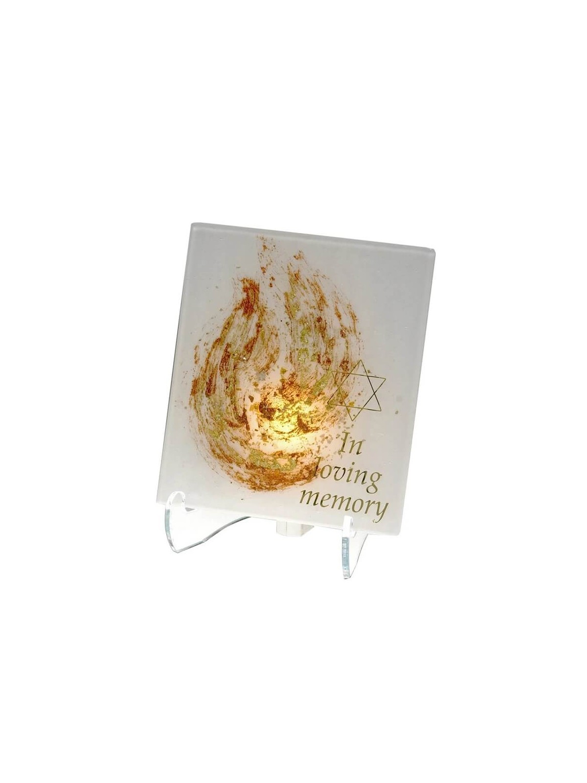 Eternal Flame Electric Yahrzeit Lamp | Yahrzeit Candles & Accessories