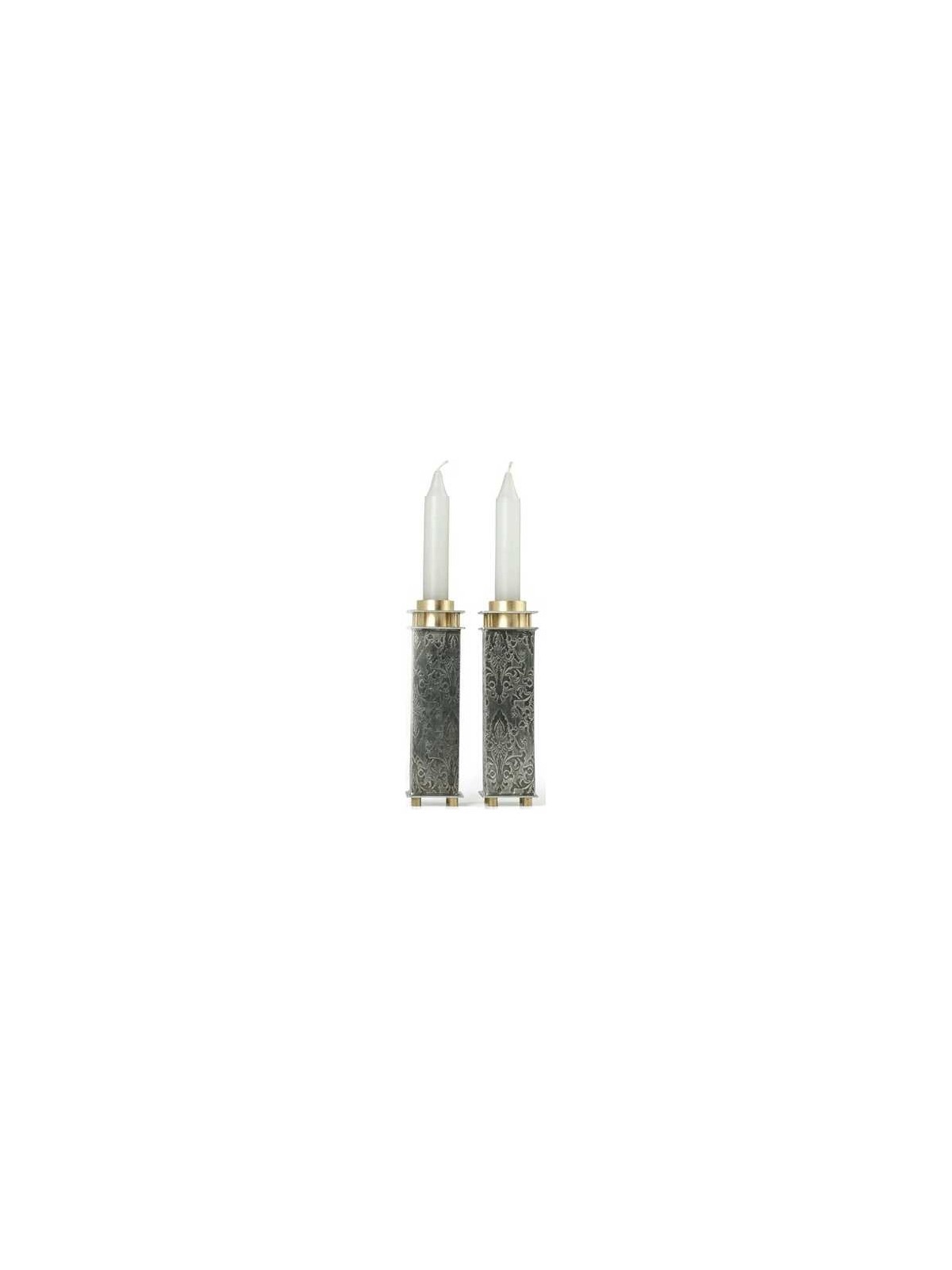 Short Square Candlesticks | Candle Holders | Judaica