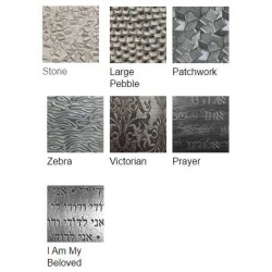 Contemporary Wedding Glass Keepsake Mezuzah Case | Wedding | Judaica