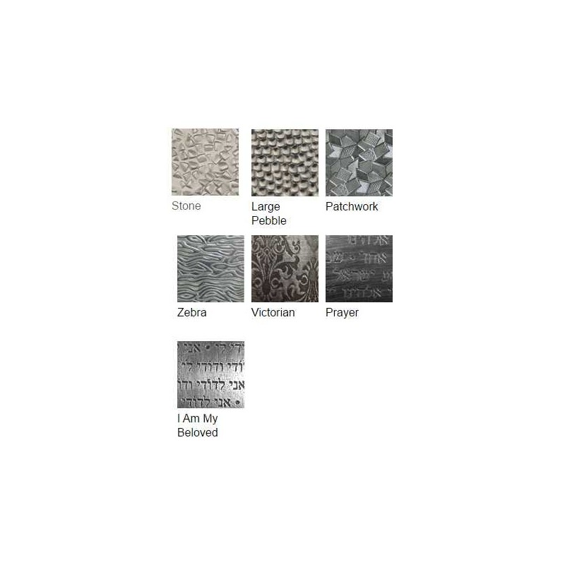 Contemporary Wedding Glass Keepsake Mezuzah Case | Wedding | Judaica