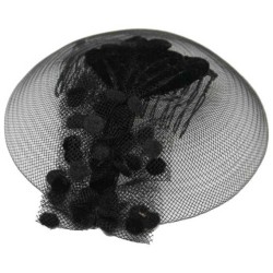 Black Velvet Women's Headcover | Kippahs | Judaica