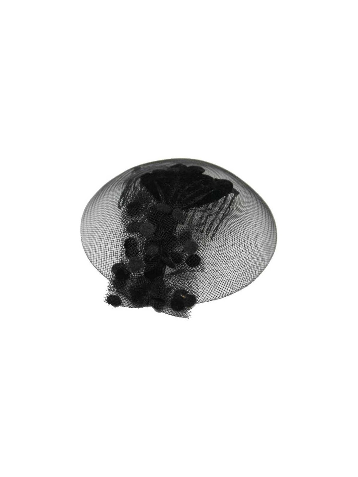 Black Velvet Women's Headcover | Kippahs | Judaica