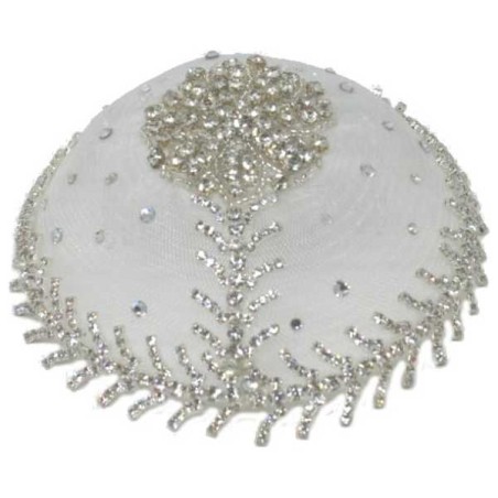 Elegant Rhinestone Women's Headcover | Kippahs | Judaica