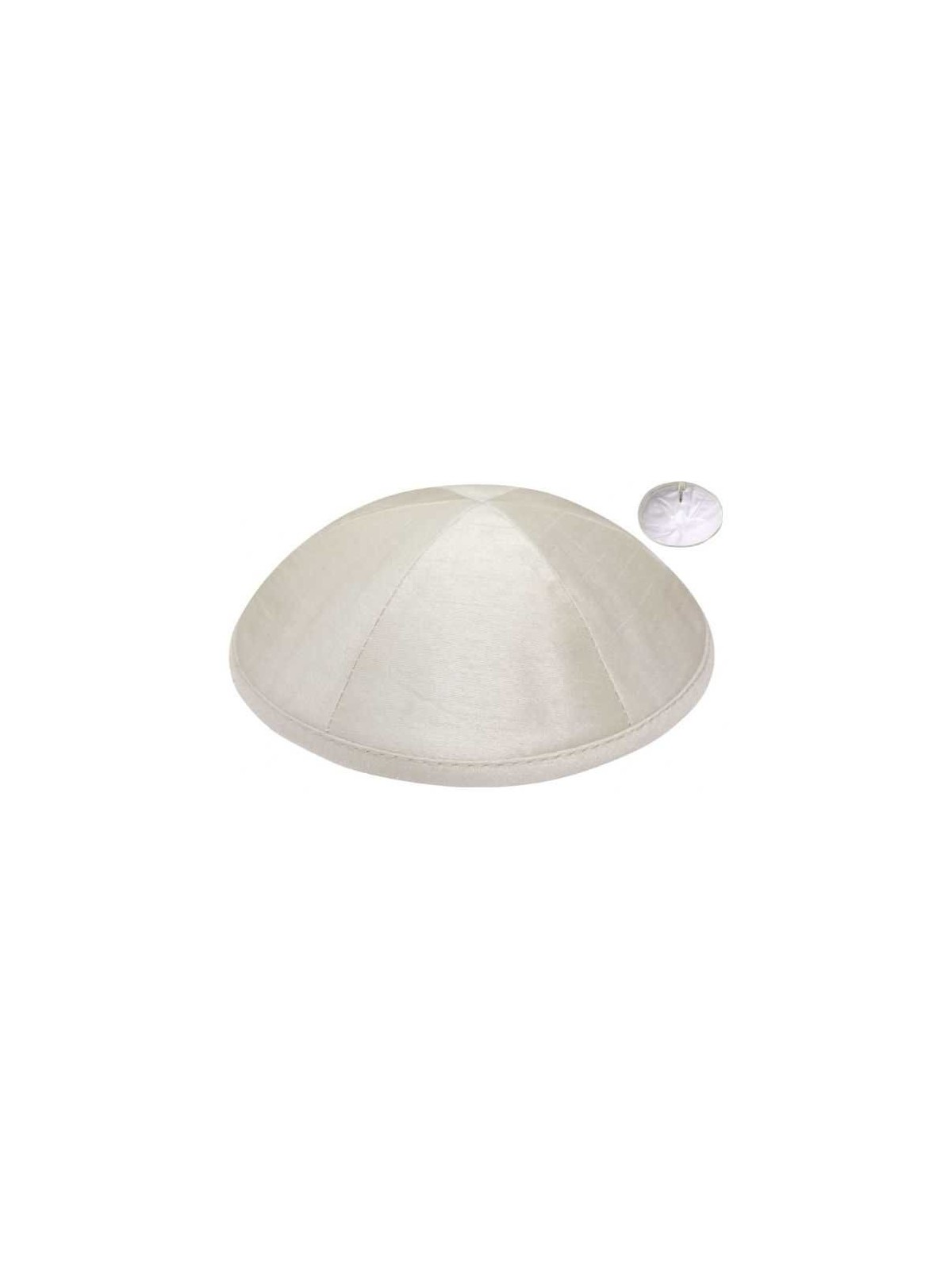 Personalized Raw Silk Kippahs | Kippahs | Judaica