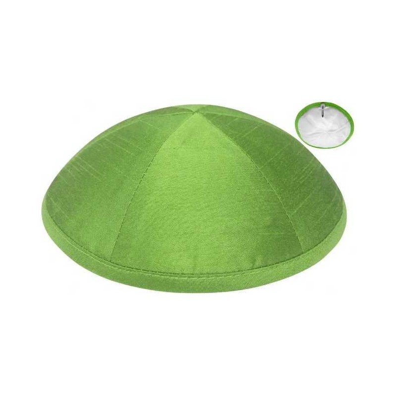 Personalized Raw Silk Kippahs | Kippahs | Judaica