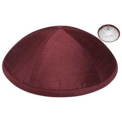 Personalized Raw Silk Kippahs | Kippahs | Judaica