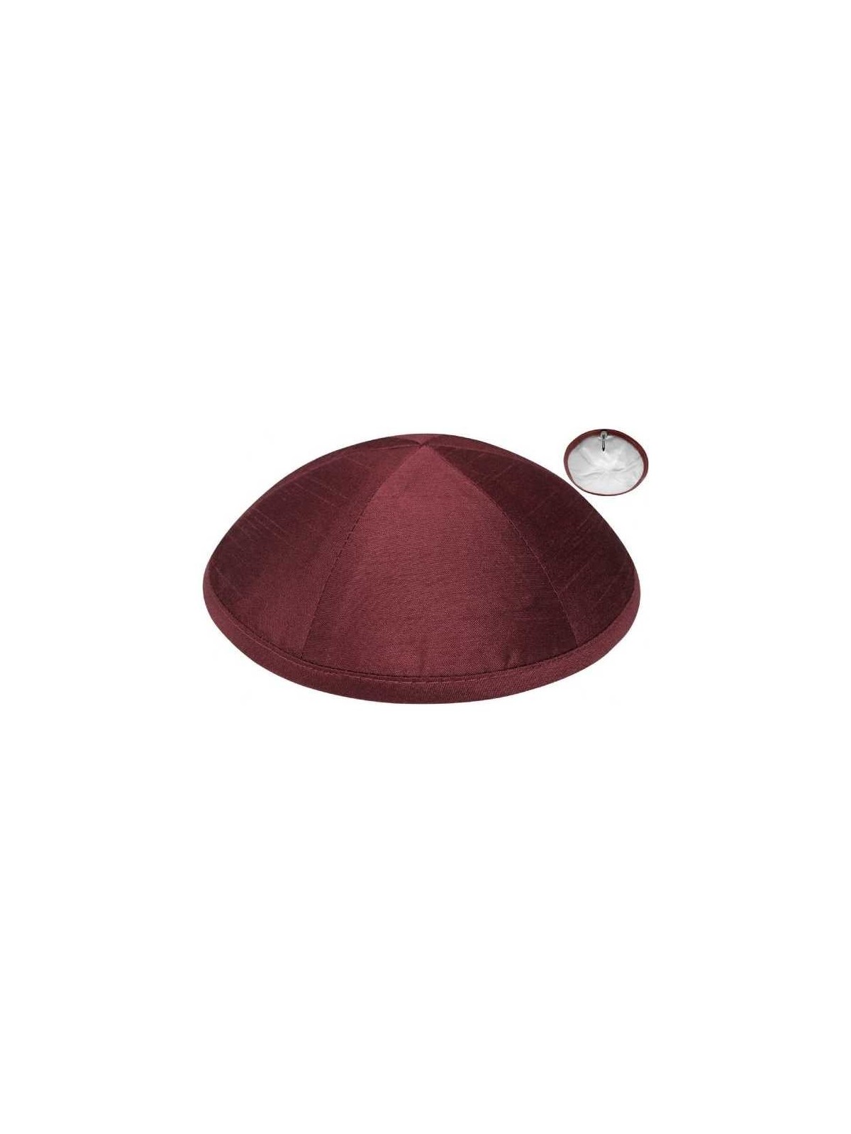 Personalized Raw Silk Kippahs | Kippahs | Judaica