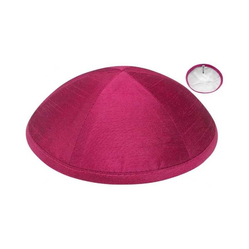 Personalized Raw Silk Kippahs | Kippahs | Judaica