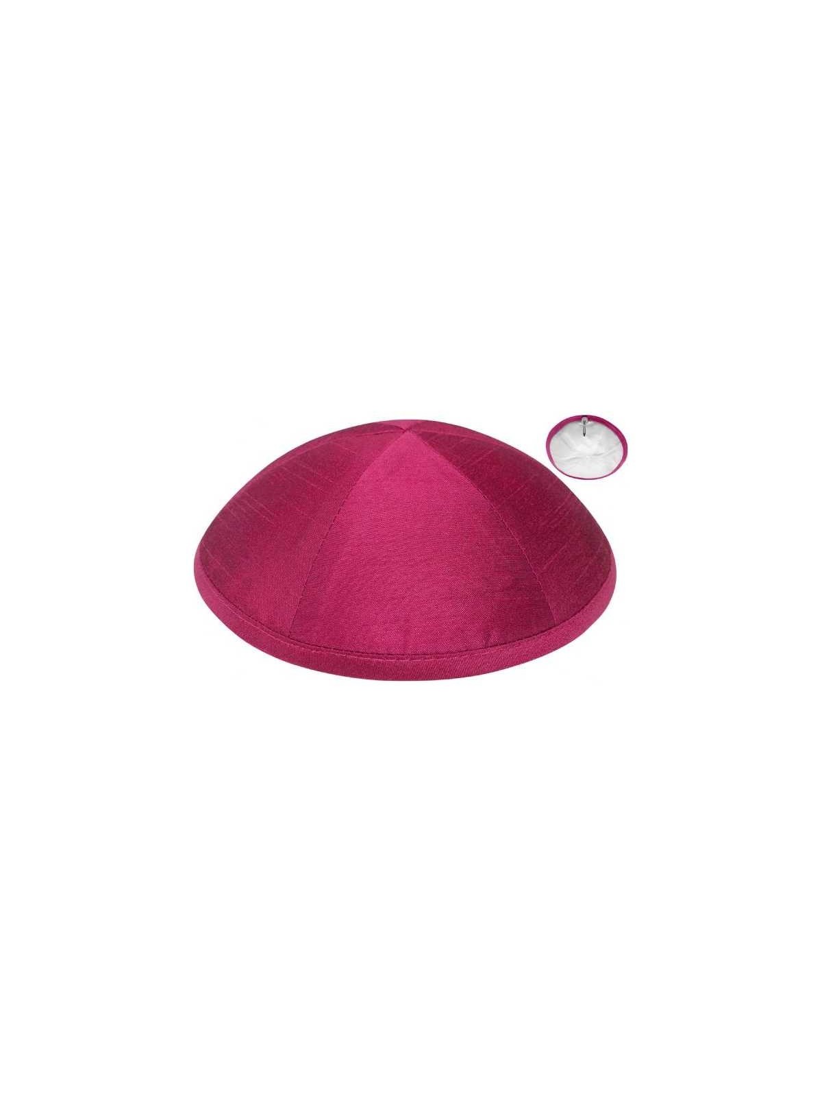 Personalized Raw Silk Kippahs | Kippahs | Judaica