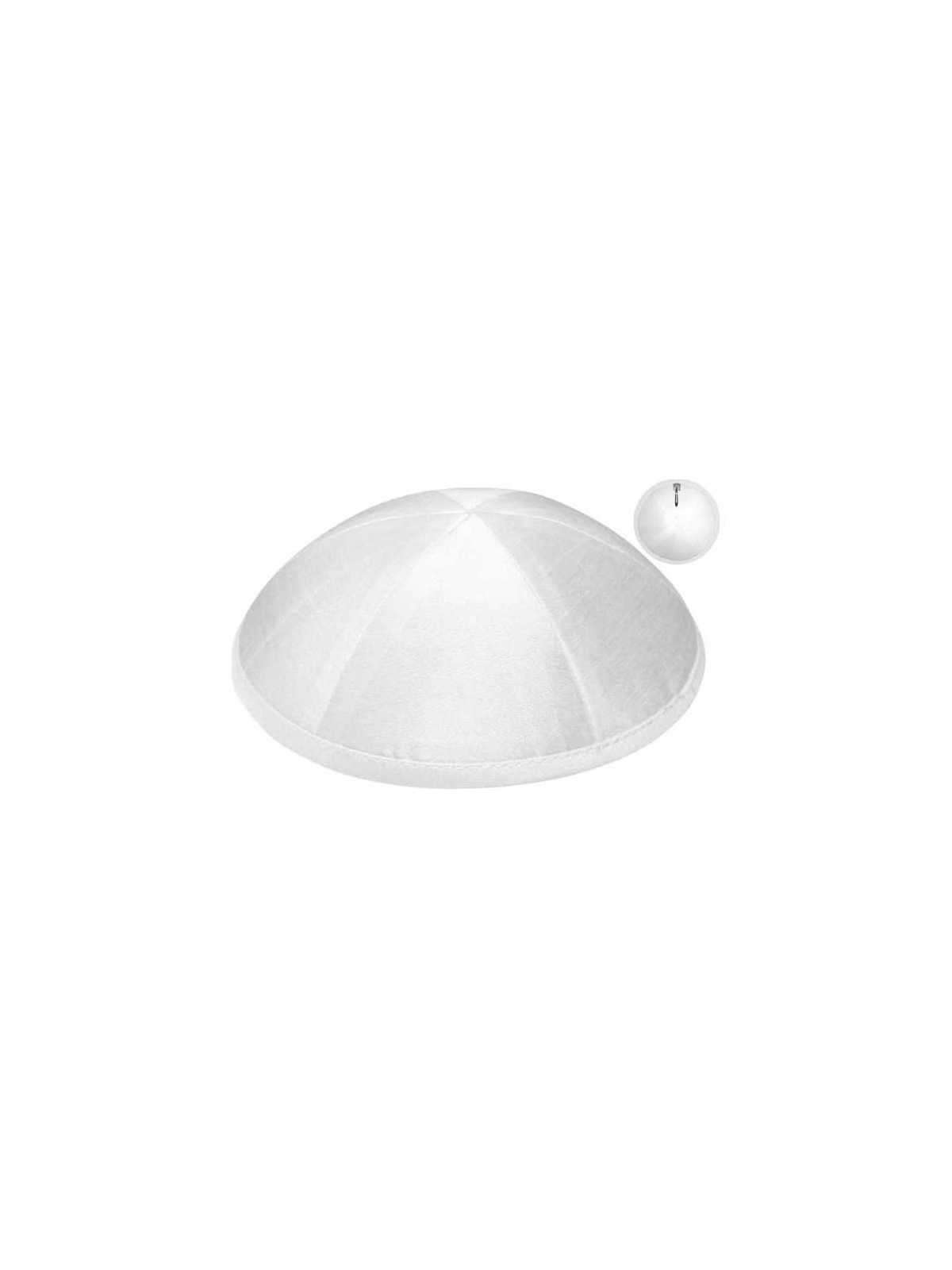 Personalized Raw Silk Kippahs | Kippahs | Judaica