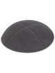 Dark Gray Suede Kippah | Kippahs | Judaica