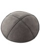 Dark Gray Suede Kippah | Kippahs | Judaica
