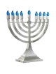 LED Electronic Temple Menorah - Silver | Hanukkah | Judaica