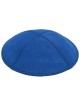 Royal Blue Suede Kippah | Kippahs | Judaica