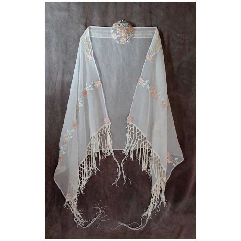 Pink Lillies Bat Mitzvah Tallit | Tallit/Tallis | Judaica