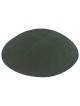 Dark Green Suede Kippah | Kippahs | Judaica