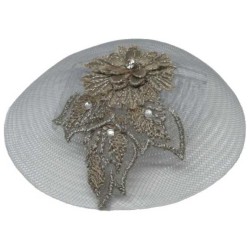 Embroidered Flower Women's Headcover | Kippahs | Judaica