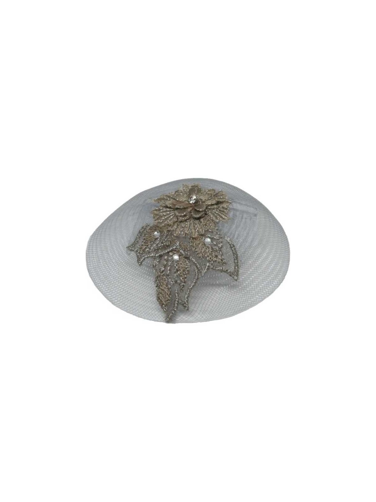 Embroidered Flower Women's Headcover | Kippahs | Judaica