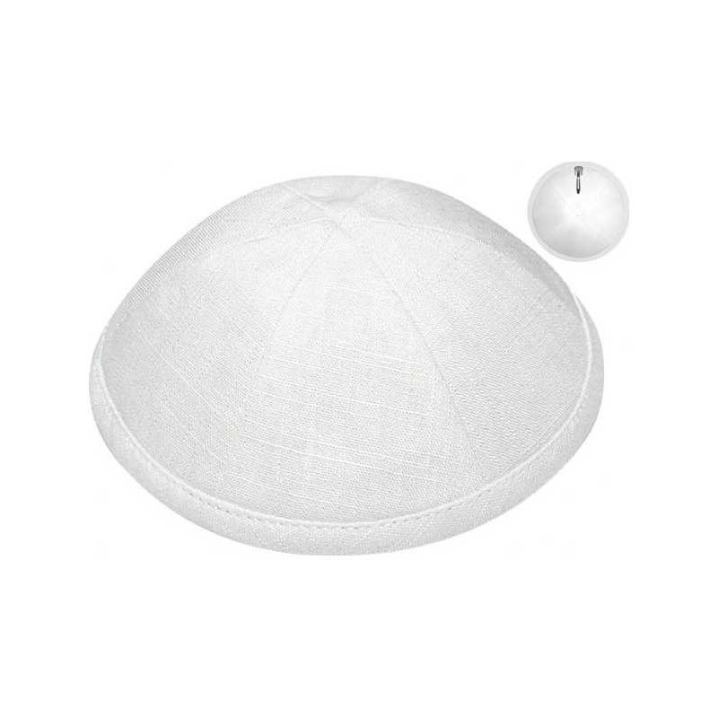 Personalized Linen Kippahs | Kippahs | Judaica
