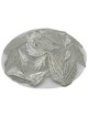 Embroidered Silver Leaves Women's Headcover | Kippahs | Judaica