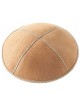 Tan Suede Kippah | Kippahs | Judaica