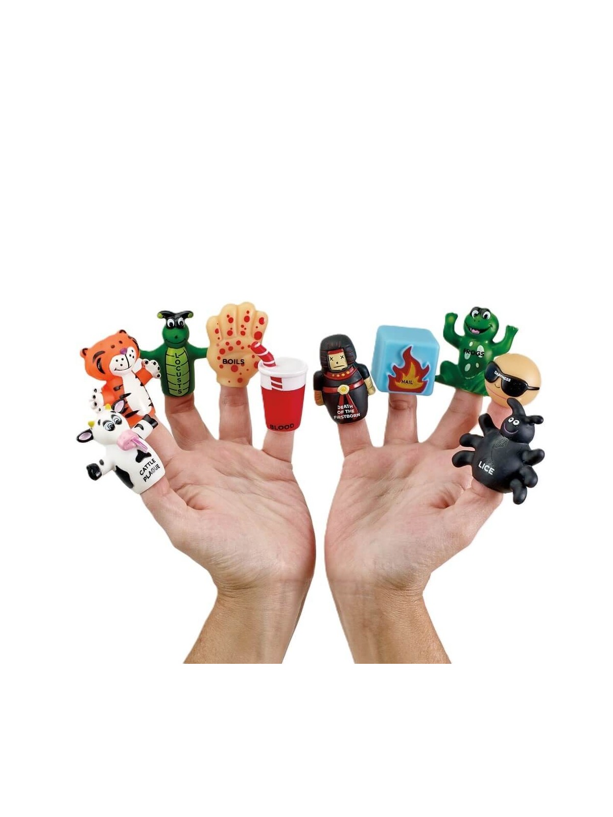 Ten Plague Finger Puppet Set | Passover | Judaica