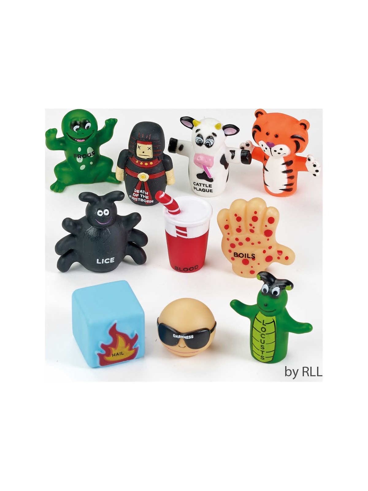 Ten Plague Finger Puppet Set | Passover | Judaica