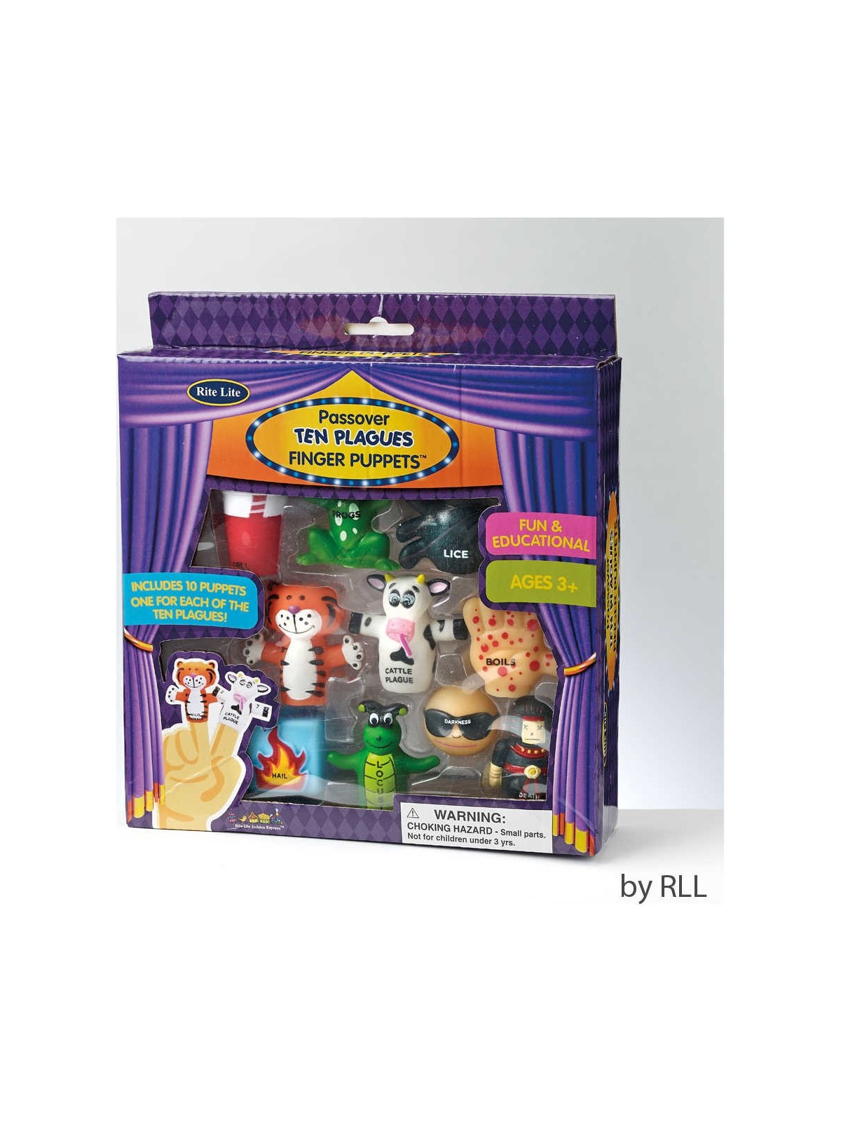 Ten Plague Finger Puppet Set | Passover | Judaica
