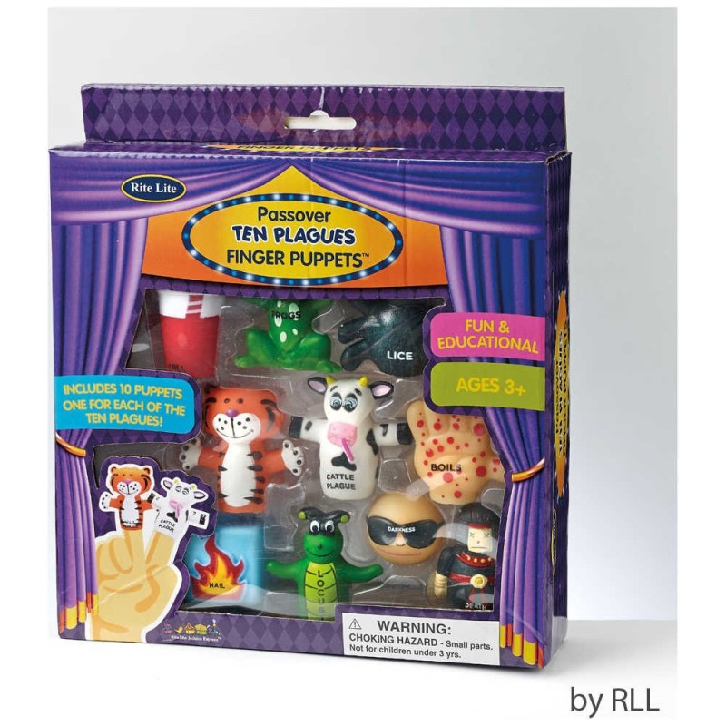 Ten Plague Finger Puppet Set | Passover | Judaica