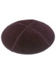 Brown Suede Kippah | Kippahs | Judaica
