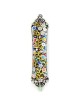 Jeweled Floral Mezuzah Case | Mezuzahs | Judaica