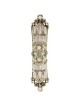 Jeweled Brass Finish Mezuzah Case | Mezuzahs | Judaica