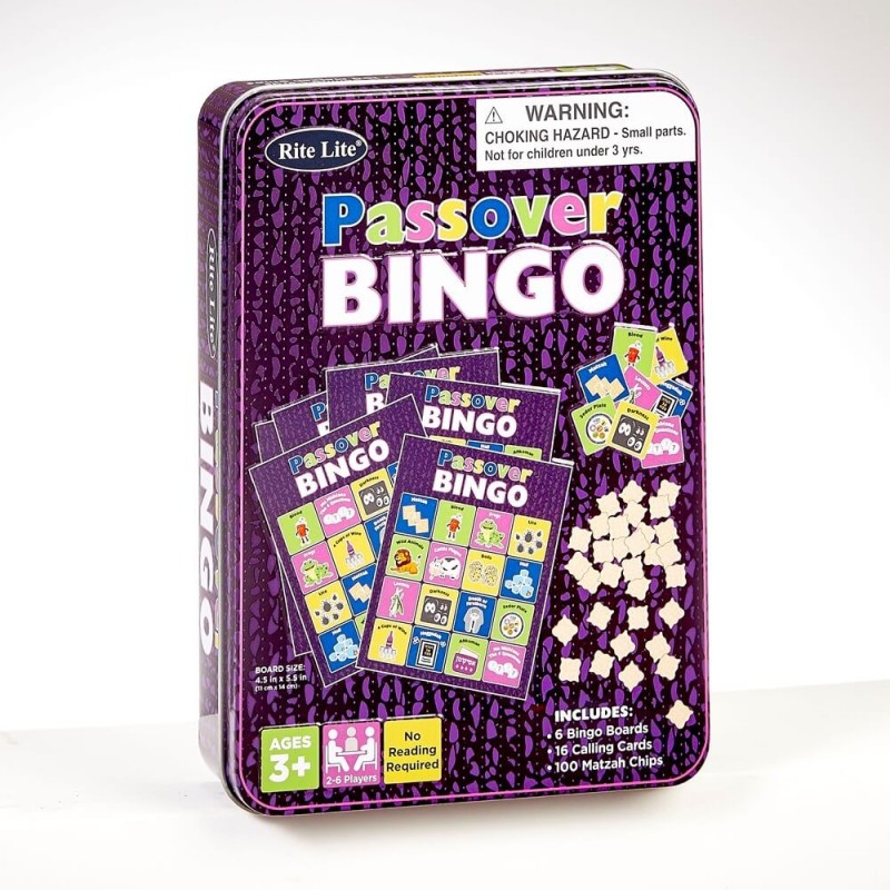 Passover Bingo Set in Tin | Passover | Judaica