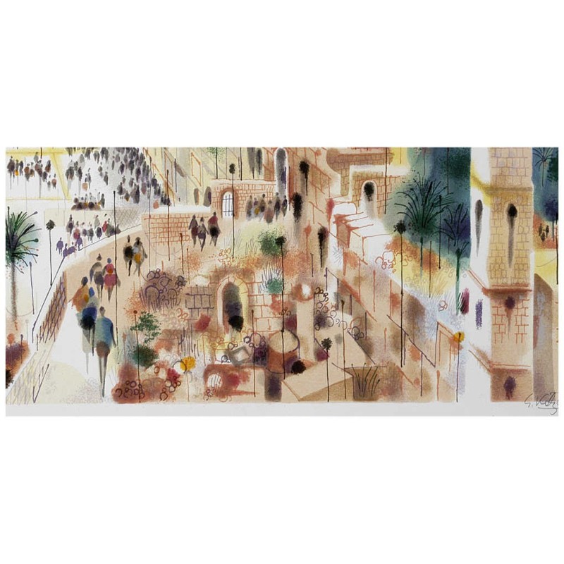 Jerusalem : The Wall | Art | Judaica