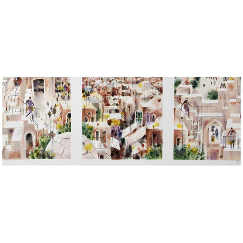 Jerusalem Tryptich | Art | Judaica