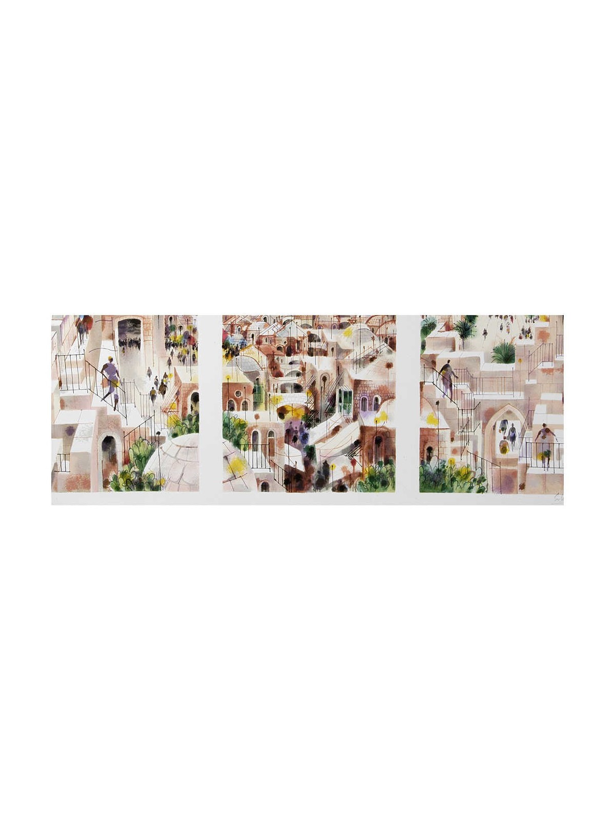 Jerusalem Tryptich | Art | Judaica