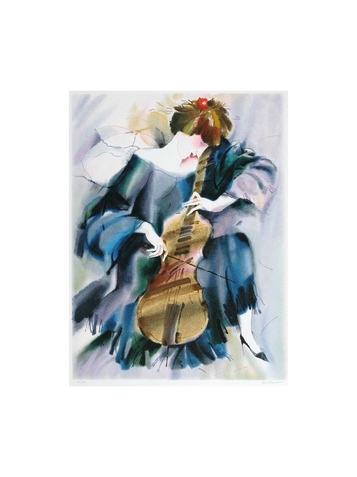 The Cellist III | Art | Judaica