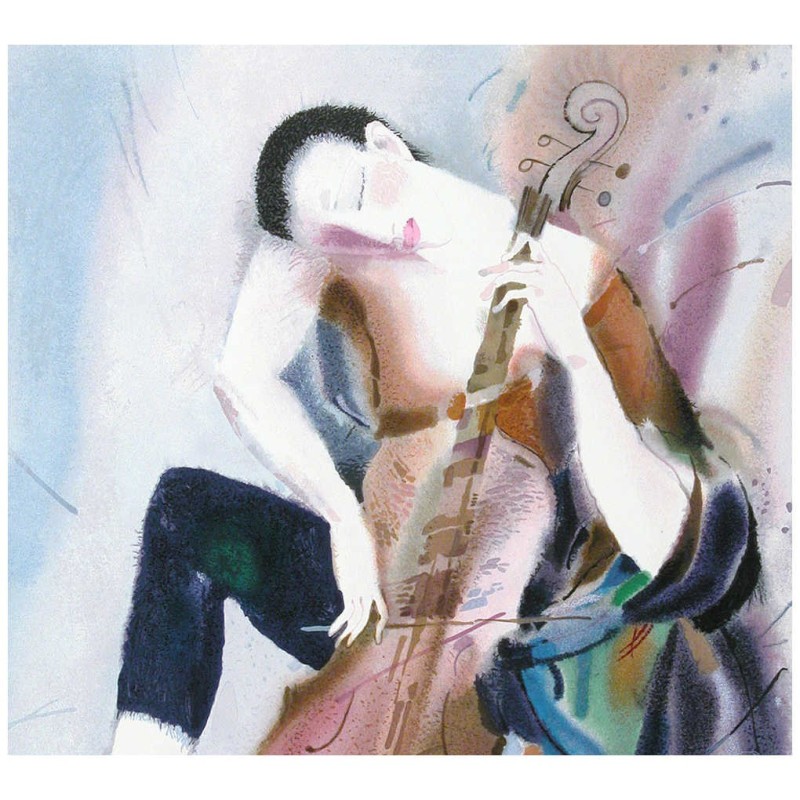 The Cellist I | Art | Judaica