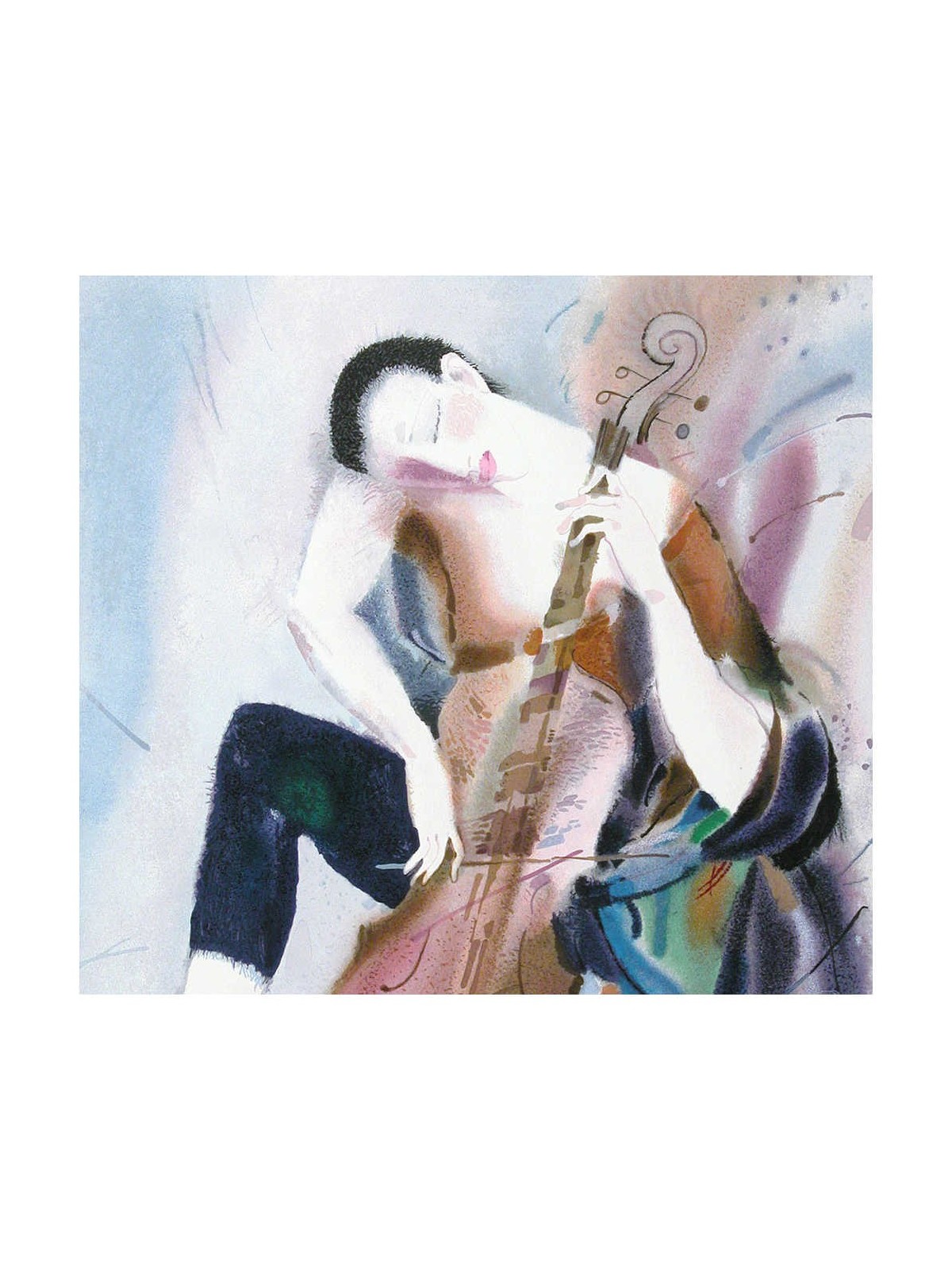 The Cellist I | Art | Judaica