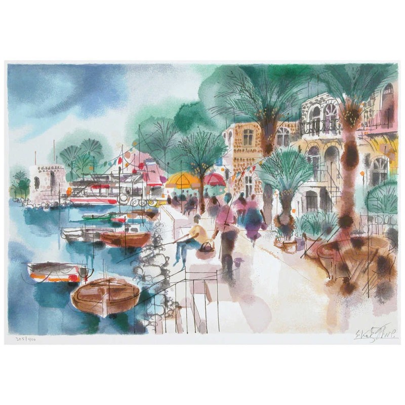 On the Shore of the Kinneret | Art | Judaica