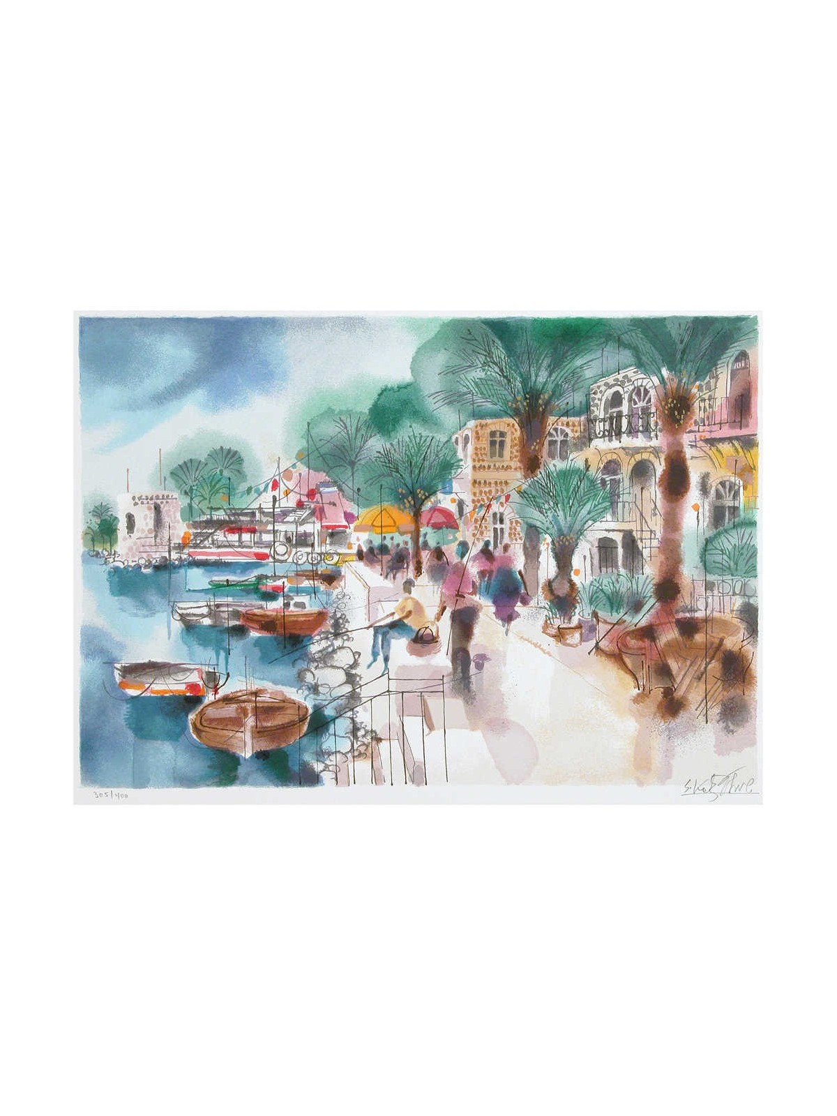 On the Shore of the Kinneret | Art | Judaica