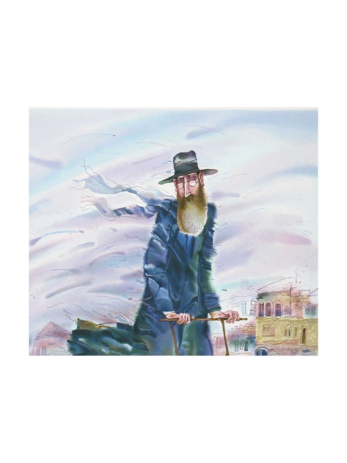Rabbi on the Move | Art | Judaica
