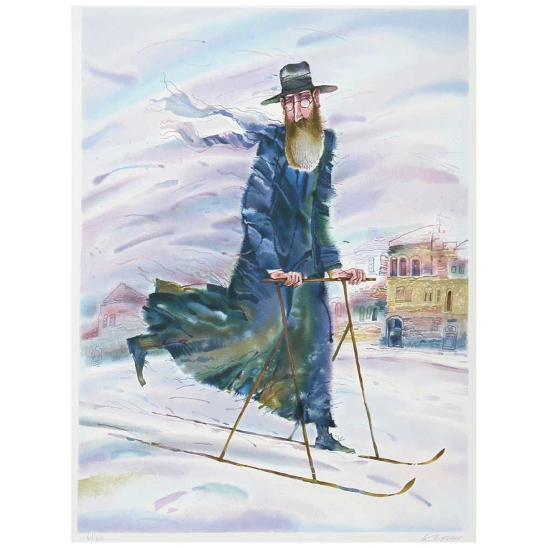 Rabbi on the Move | Art | Judaica