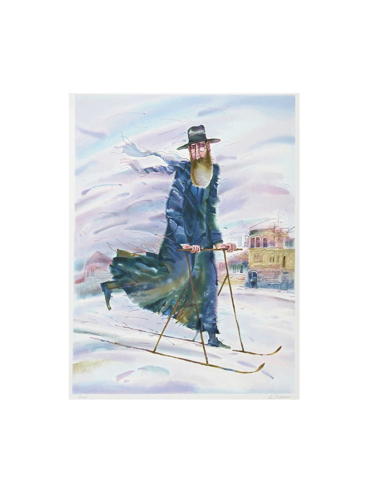 Rabbi on the Move | Art | Judaica