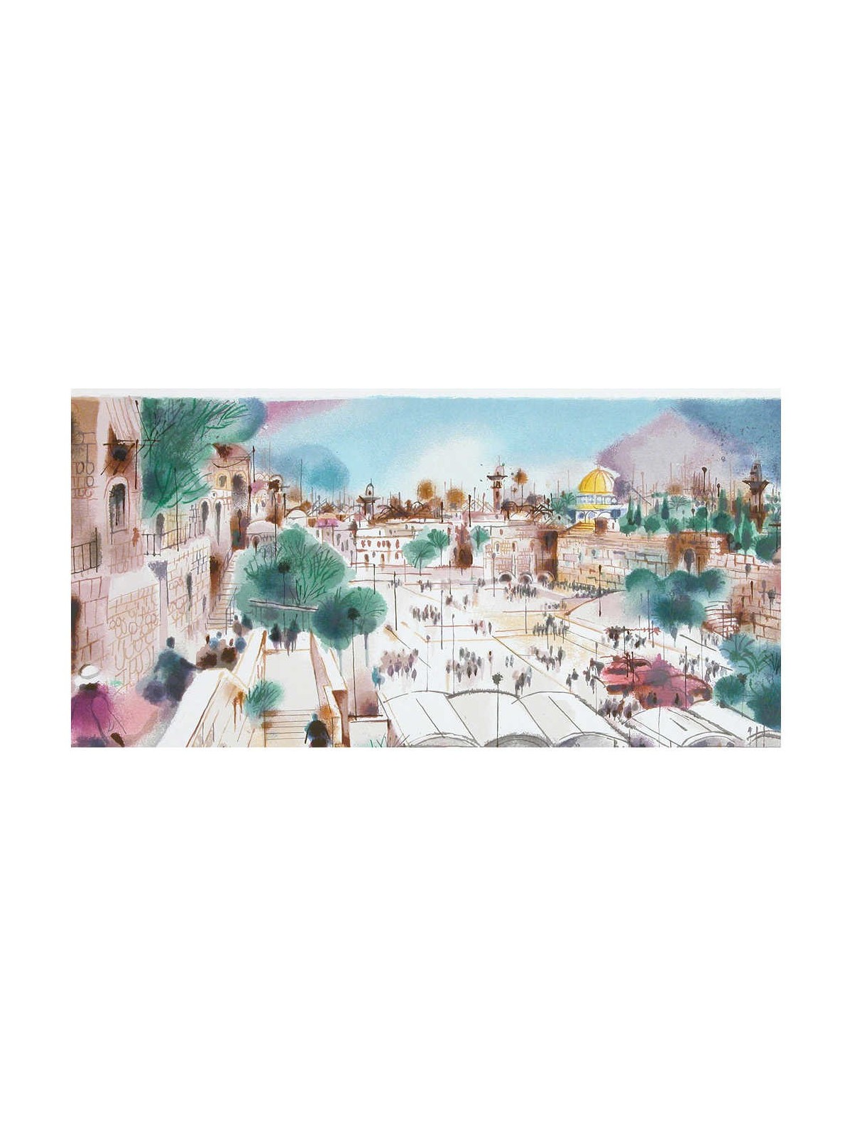 Wailing Wall Plaza | Art | Judaica