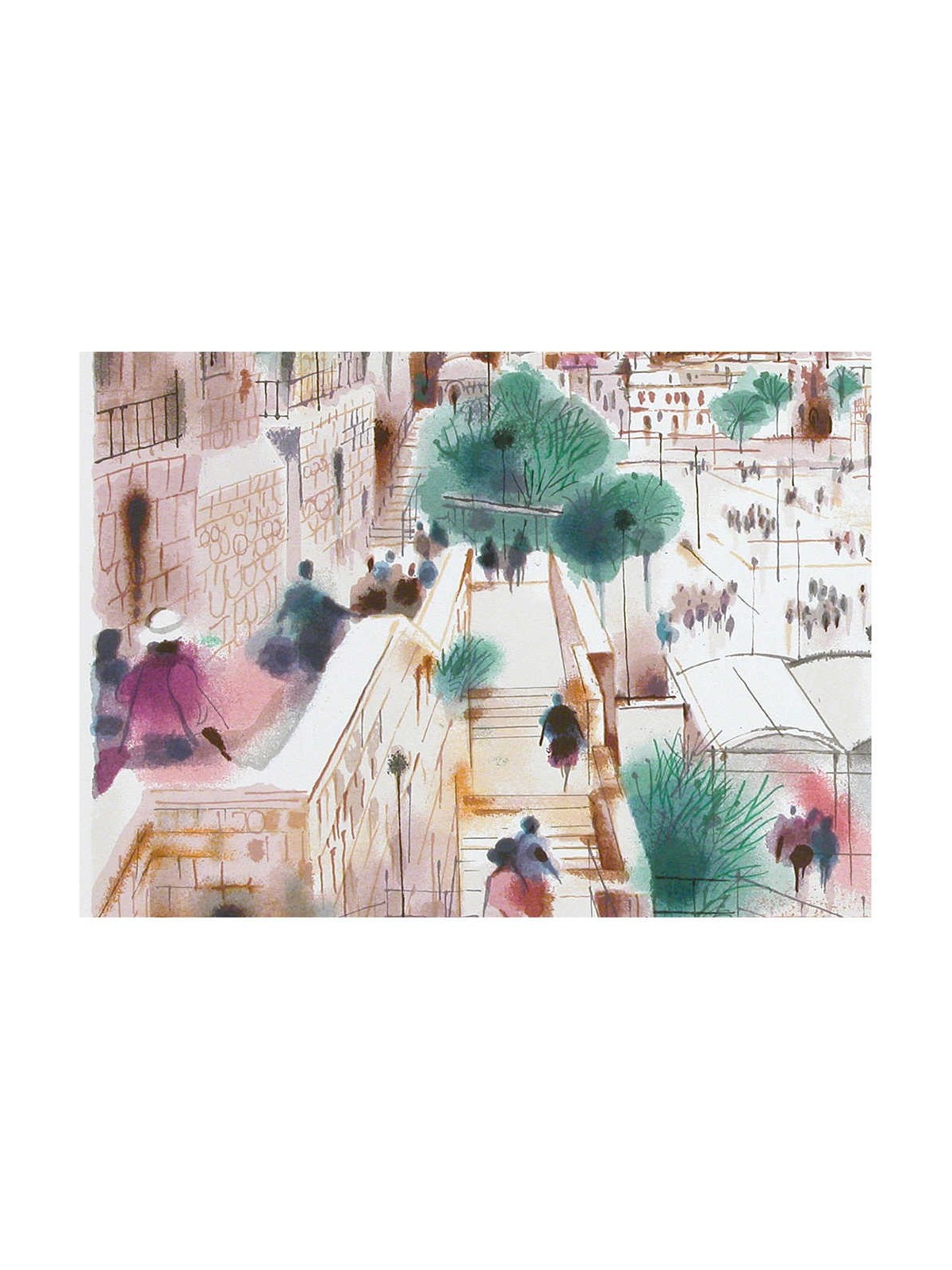 Wailing Wall Plaza | Art | Judaica