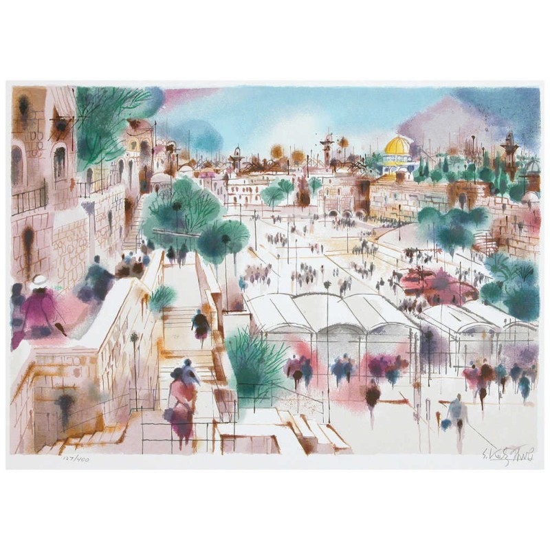 Wailing Wall Plaza | Art | Judaica